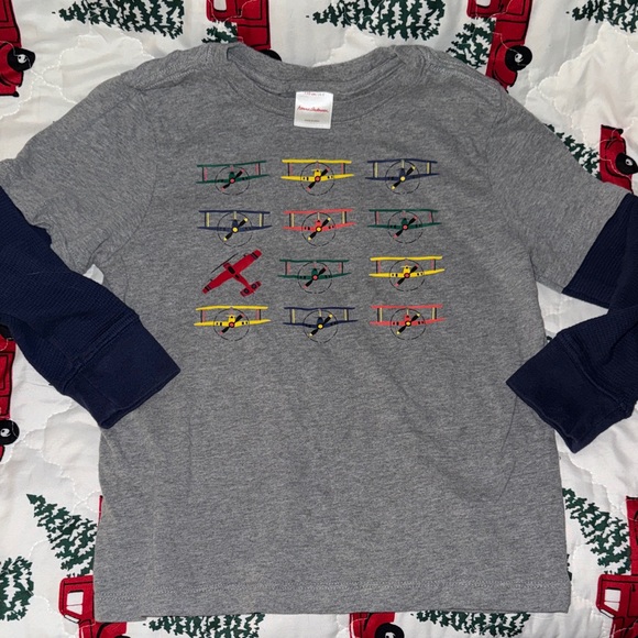 Hanna Andersson Airplane and Two-Tone Long Sleeve Tees - Picture 5 of 15